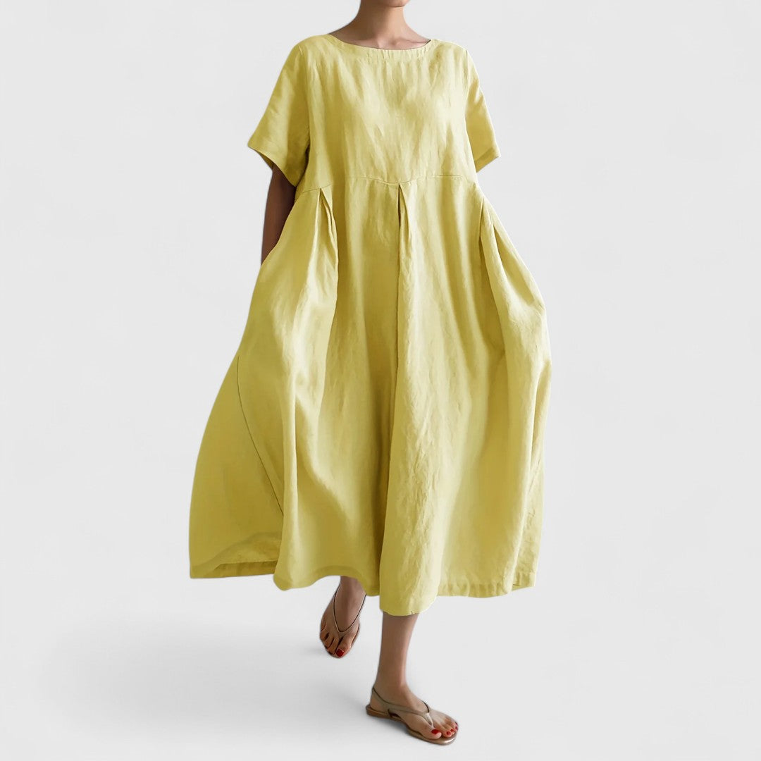 Ellie - Elegantes Maxi-Kleid mit Bauchbedeckung