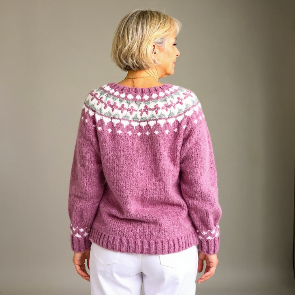 Maya | Vintage Isländische Strickjacke