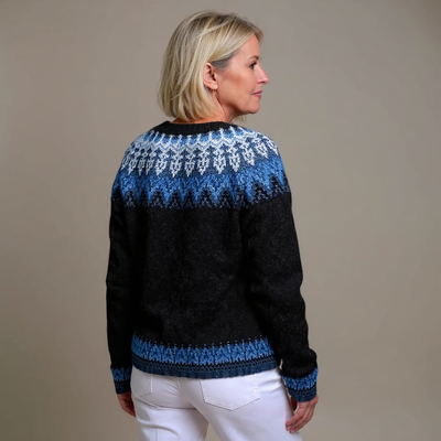 Givanna | Vintage Isländische Strickjacke