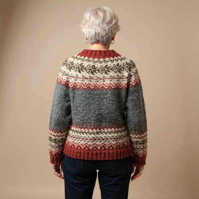 Jessica | Vintage Island-Strickjacke