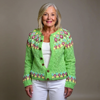 Rubie | Vintage Isländische Strickjacke
