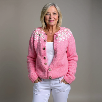 Vivian | Vintage Isländische Strickjacke