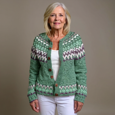 Delilah | Vintage Isländische Strickjacke