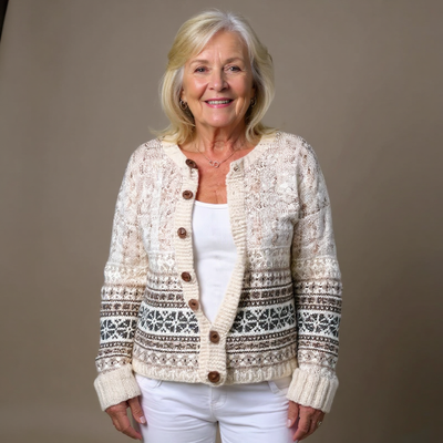 Bailey | Vintage Isländische Strickjacke