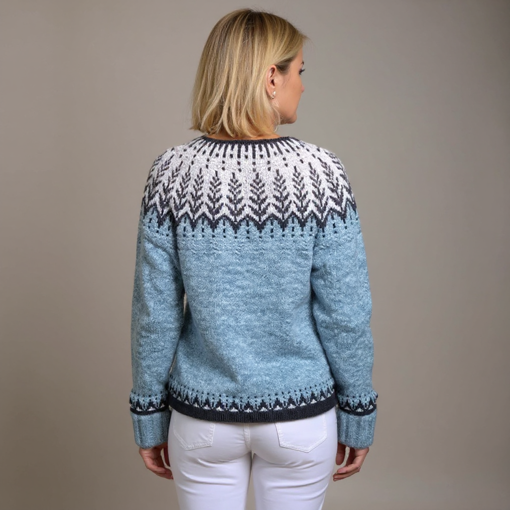 Clara | Vintage Isländische Strickjacke