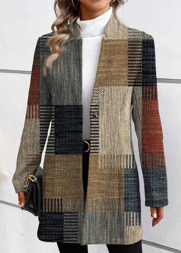 Jill | Eleganter Gemusterter Blazer