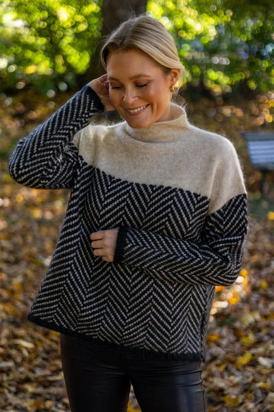 Adelie - Strick-Turtleneck-Pullover