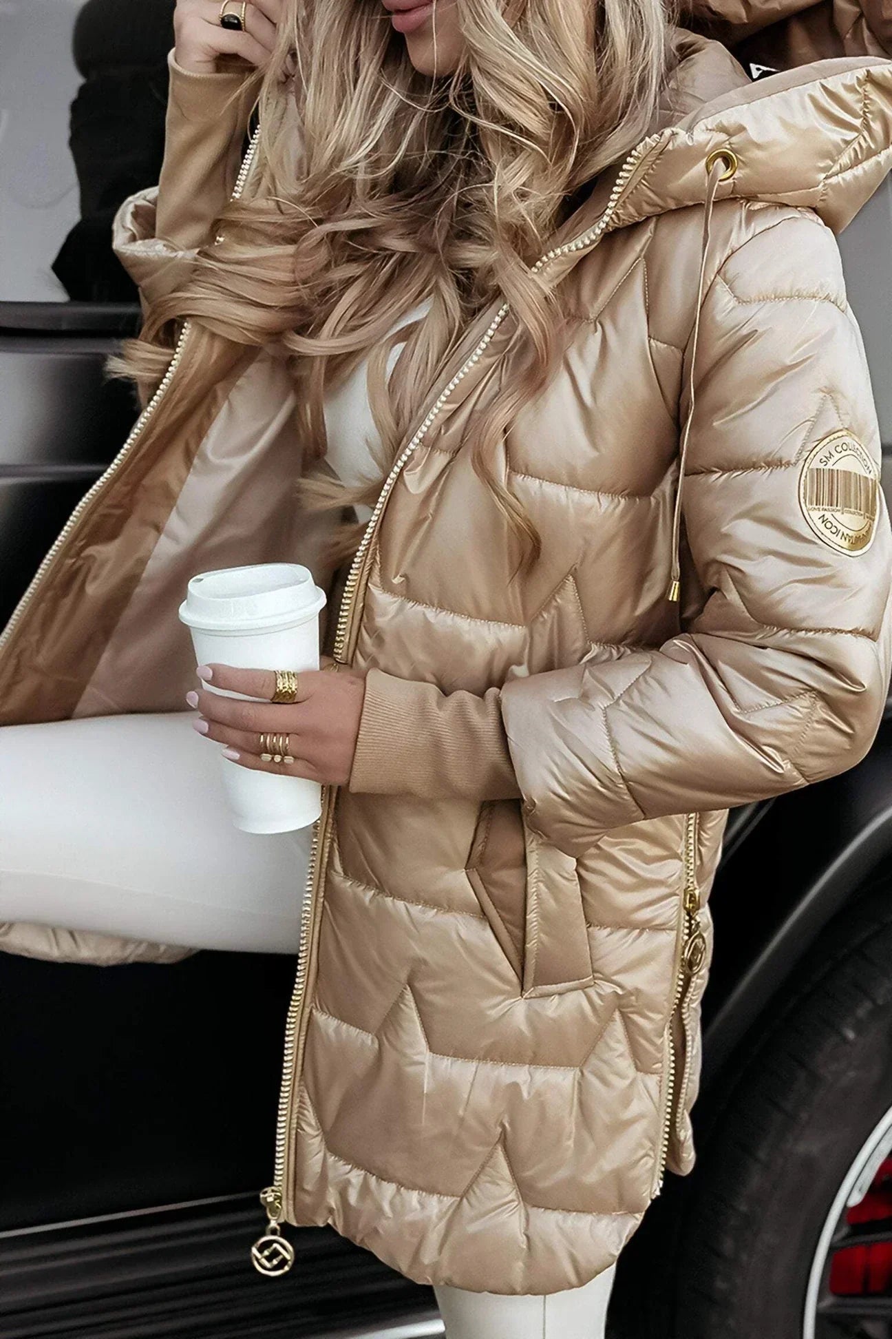 Ana™  | Eleganter Wintermantel mit Kapuze und Futter