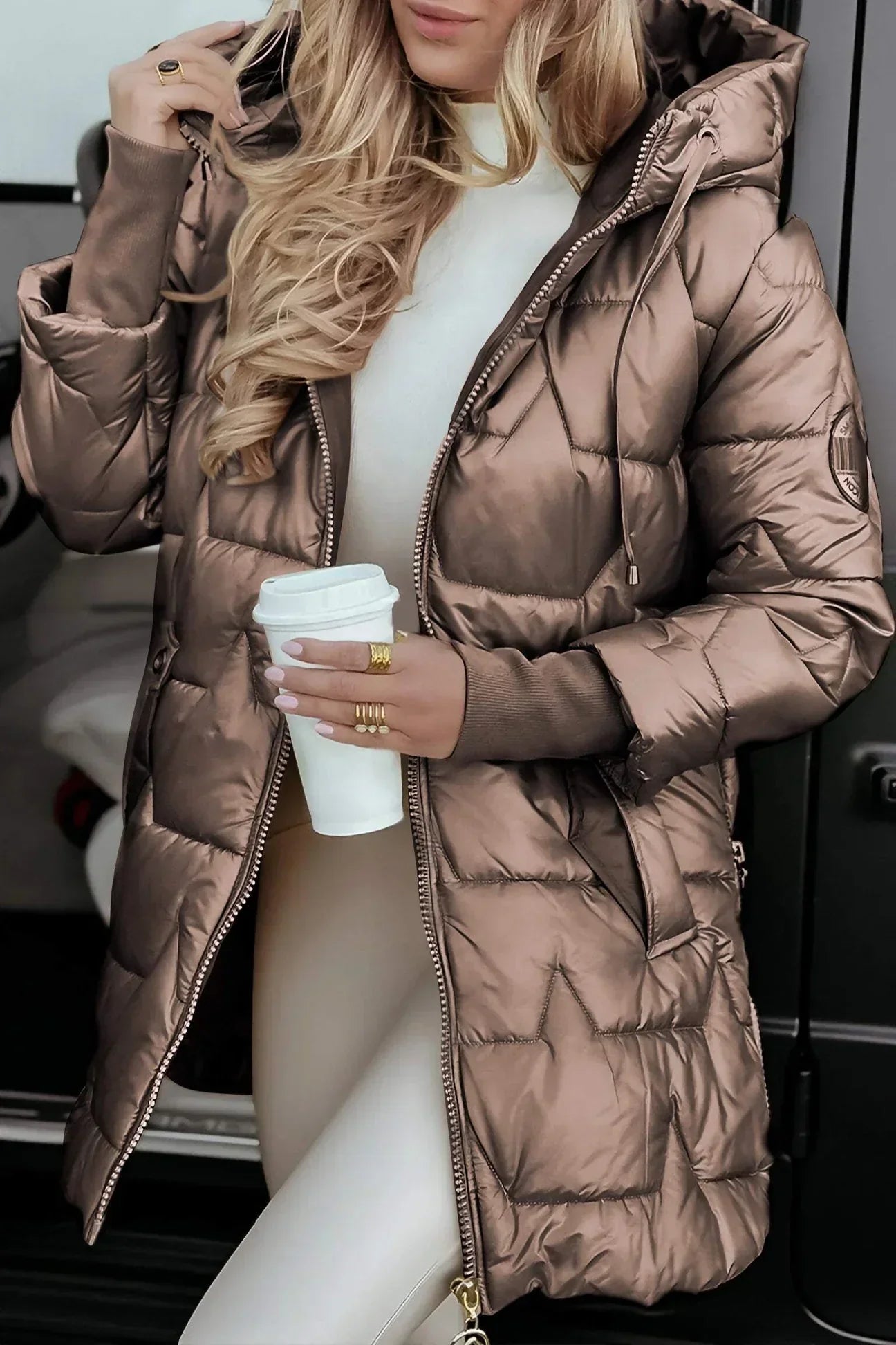 Ana™  | Eleganter Wintermantel mit Kapuze und Futter