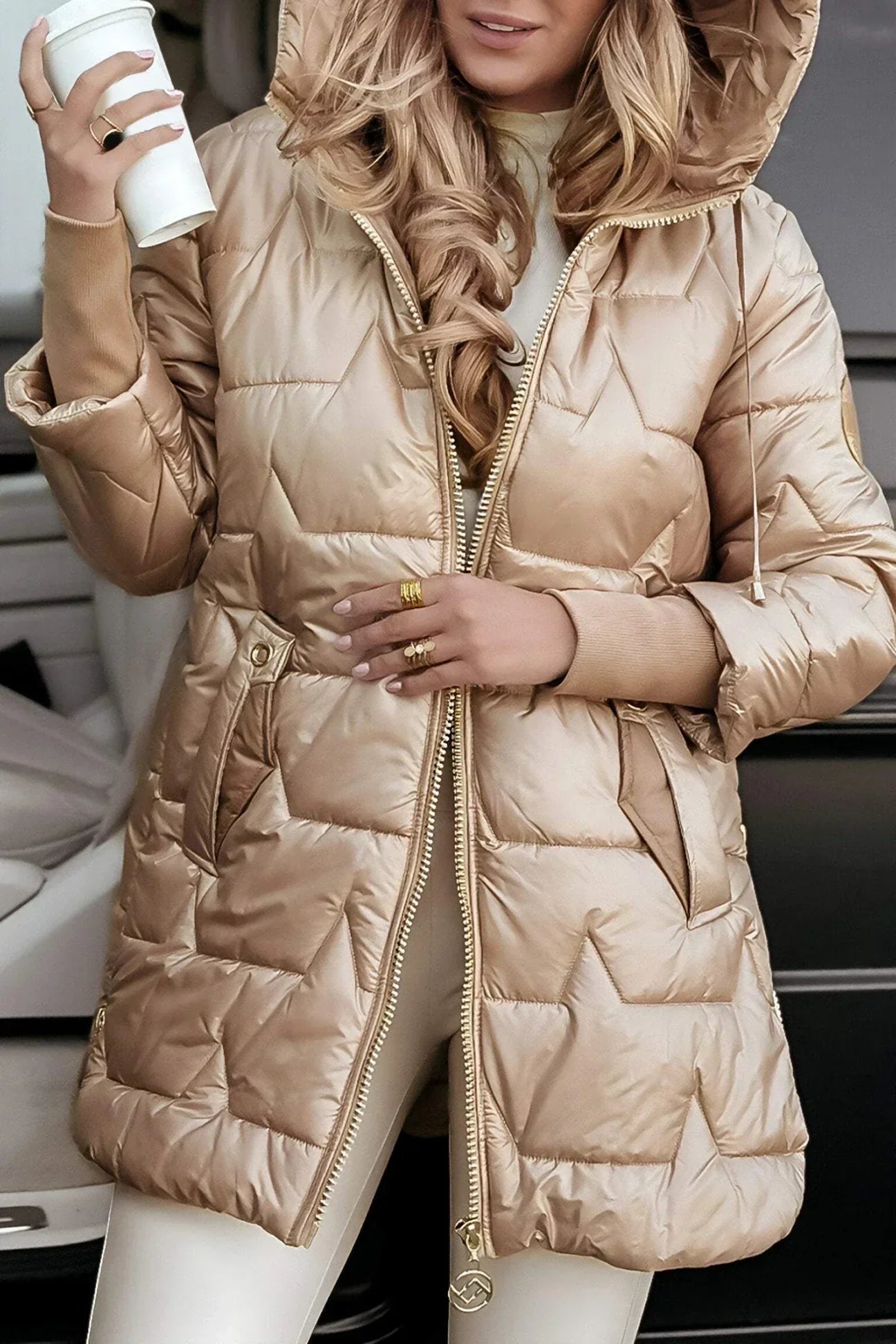 Ana™  | Eleganter Wintermantel mit Kapuze und Futter