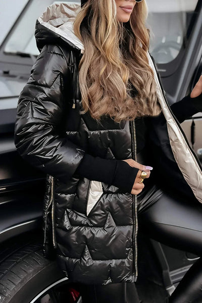 Ana™  | Eleganter Wintermantel mit Kapuze und Futter