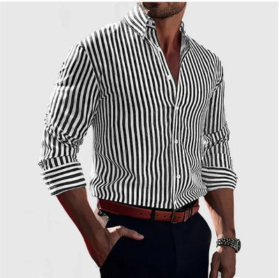 GIORGIO™ | Elegantes Gestreiftes Hemd