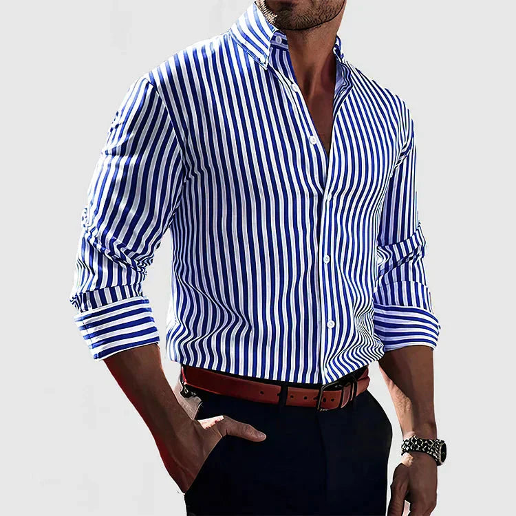 GIORGIO™ | Elegantes Gestreiftes Hemd