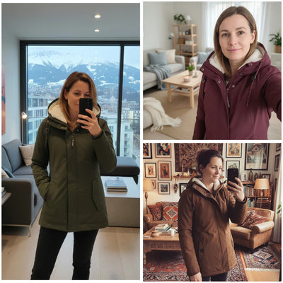 Amarae | Wasserdichte Winterjacke mit Kapuze