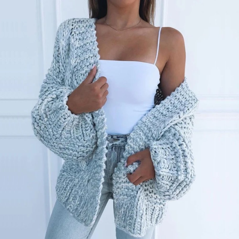 Eleanor – Lockerer Grobstrick Cardigan