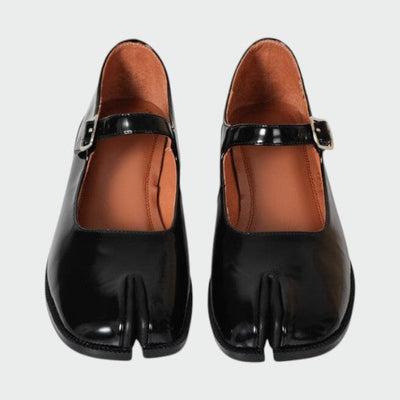 Olivia - Split-Toe Schnallen-Mary Janes