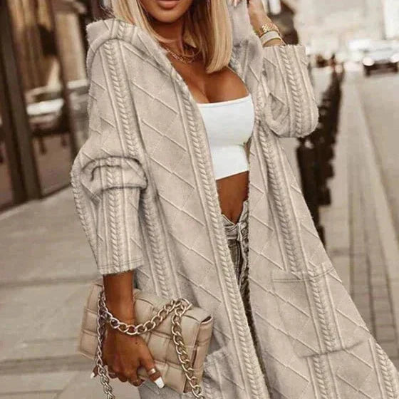 Johani | Langer Kapuzencardigan