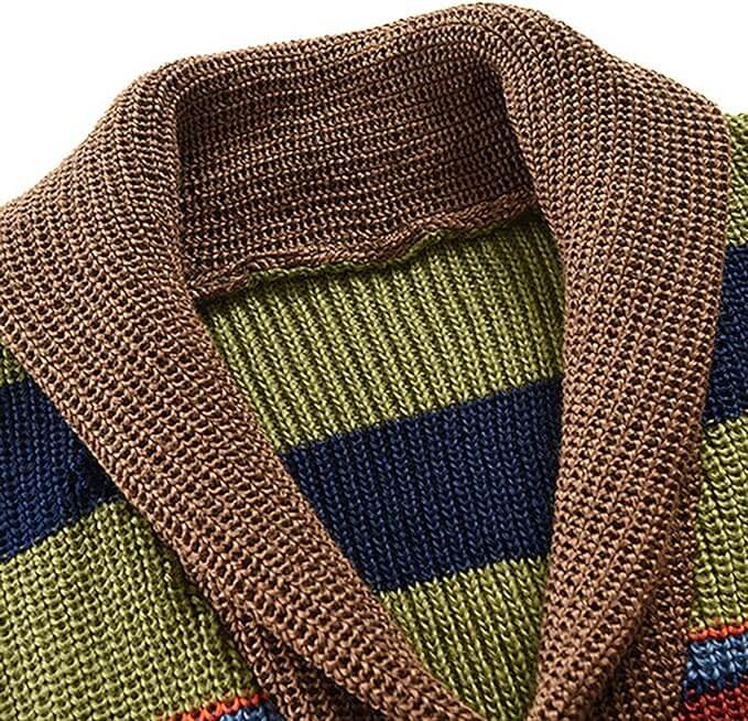 Lennart | Strick-Cardigan für Herren mit Farbblock & Geometrischem Muster