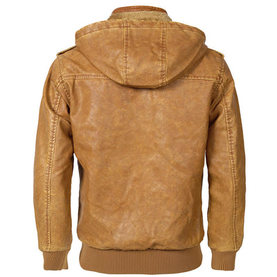 Luxuriöse Lederjacke