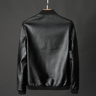 Leder Bikerjacke