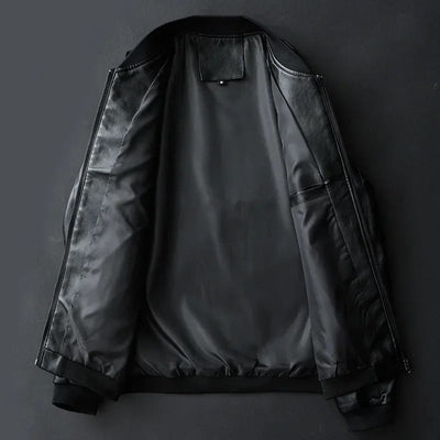 Leder Bikerjacke