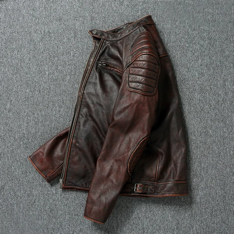 Vintage Lederjacke