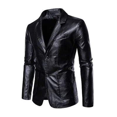 Business Casual Lederjacke
