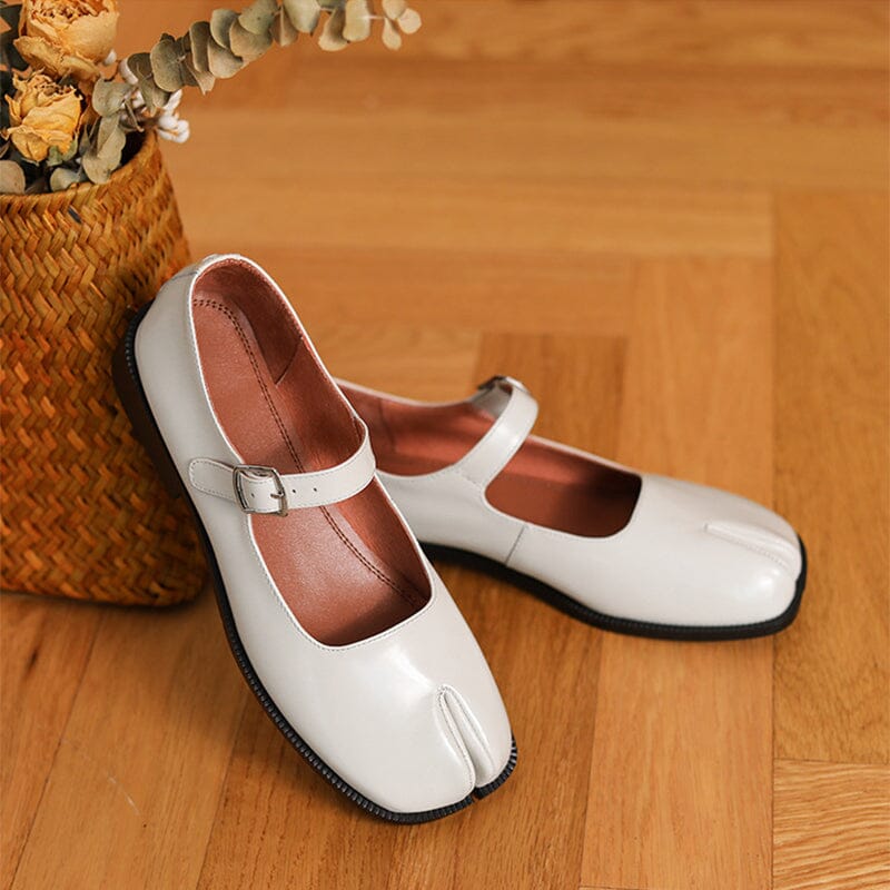 Martha - Leder Mary Janes