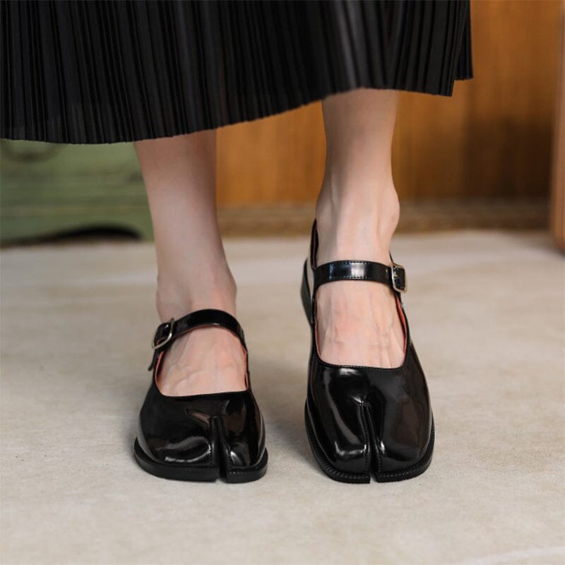 Martha - Leder Mary Janes
