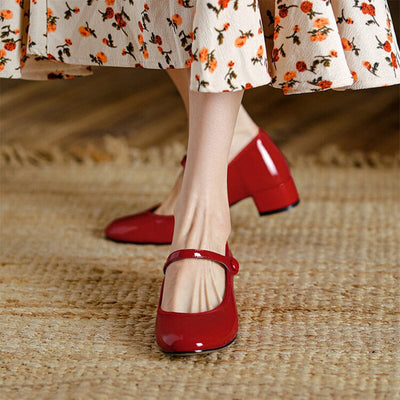 Lisa | Livy Leder Mary Janes