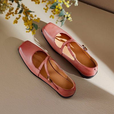 Edith - Leder Mary Janes