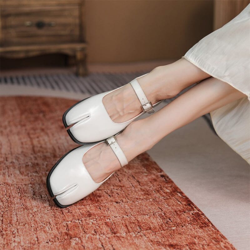 Martha - Leder Mary Janes