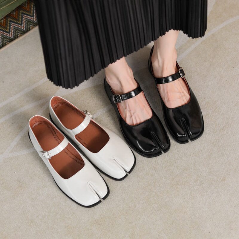 Martha - Leder Mary Janes