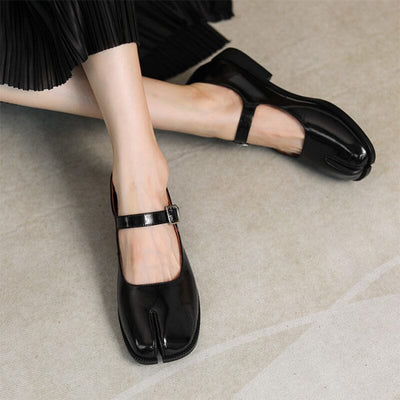 Martha - Leder Mary Janes