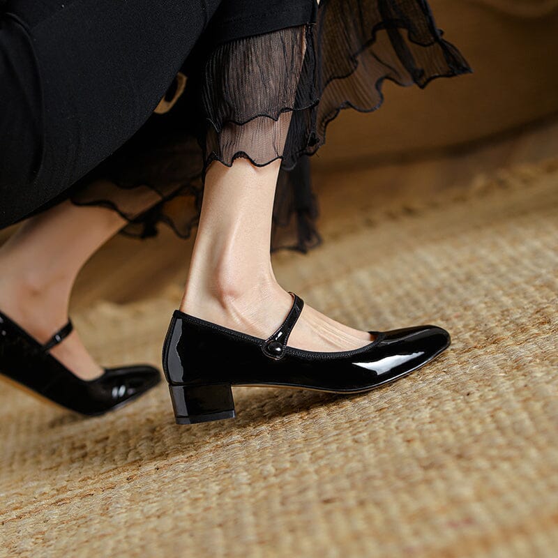 Lisa | Livy Leder Mary Janes