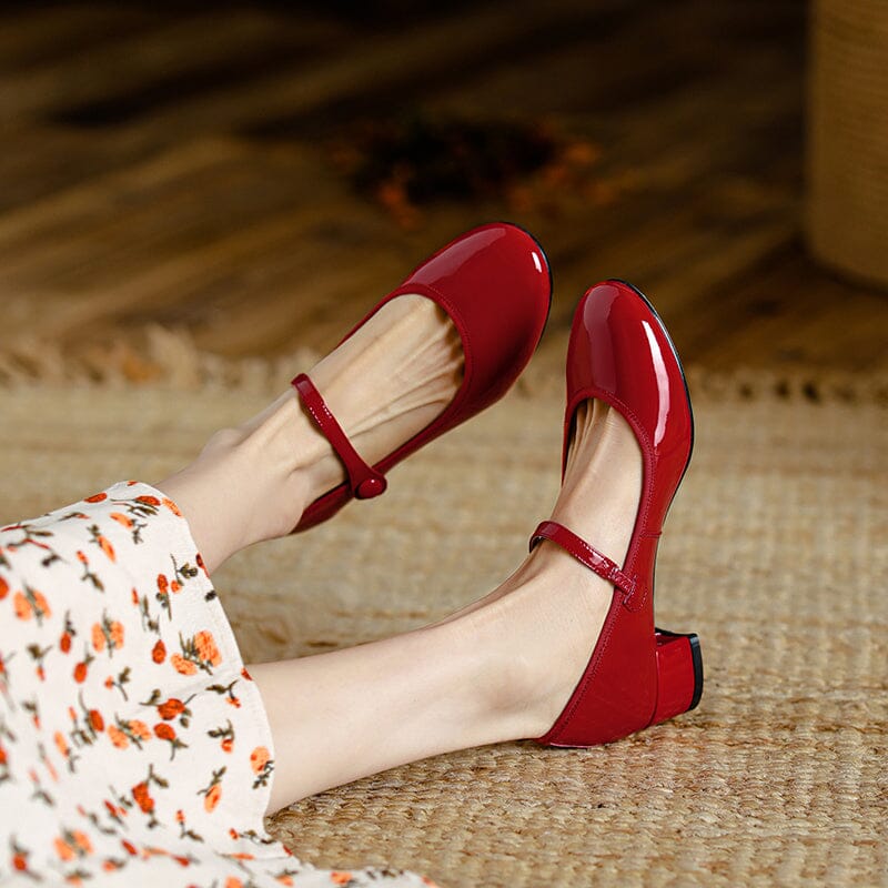 Lisa | Livy Leder Mary Janes